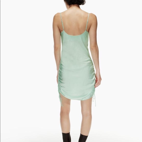 Aritzia Wilfred Only Ruched Slip Dress - Picture 6 of 6